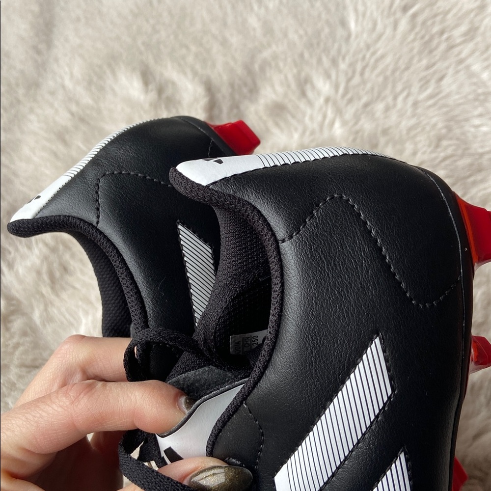 Adidas goletto VIII unisex soccer cleat shoe black white red women’s 8.5 men 7.5 - Picture 14 of 16
